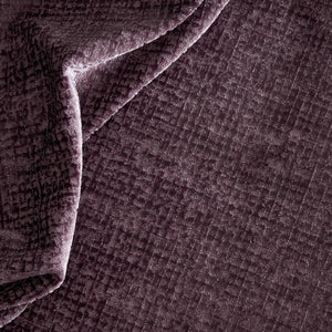 English Elm 8-Piece Queen Comforter Set Velvet Jacquard Faux Fur Embroidered Mauve Bedding Collection B035P549325