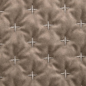 English Elm 3-Piece Tufted Duvet Cover Set with Textured Face for a Serene King Bedroom Taupe Polyester B035P549332