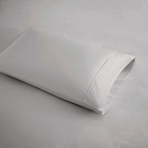 English Elm 4-Piece Cal King Sateen Sheet Set Cooling Cotton Blend Deep Pocket Breathable Bedding Grey B035P549345