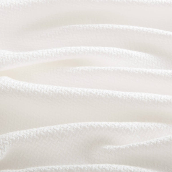 English Elm 1 King Egyptian Cotton Blanket Micro Herringbone Weave Breathable Oeko Tex Certified White B035P600744
