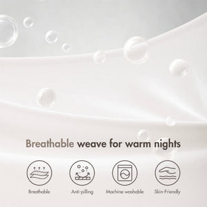 English Elm 1 King Egyptian Cotton Blanket Micro Herringbone Weave Breathable Oeko Tex Certified White B035P600744