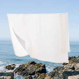 English Elm 1 King Egyptian Cotton Blanket Micro Herringbone Weave Breathable Oeko Tex Certified White B035P600744