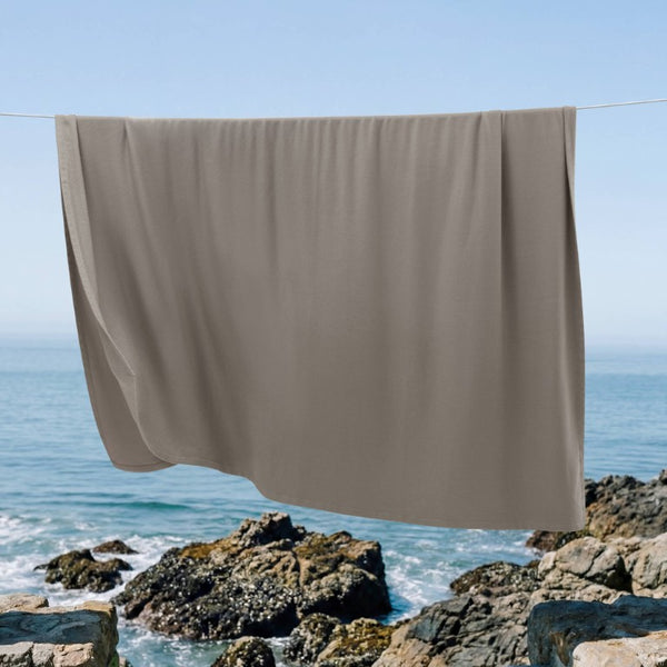 English Elm 1 King Egyptian Cotton Blanket Micro Herringbone Weave Breathable Oeko Tex Certified Grey B035P600747
