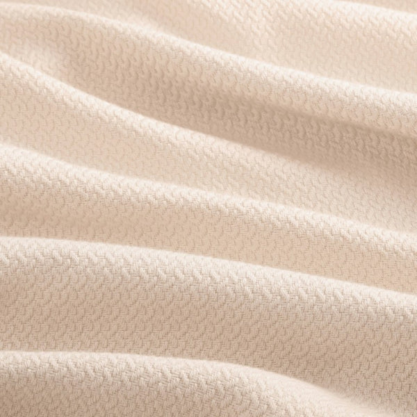 English Elm 1 King Egyptian Cotton Blanket Micro Herringbone Weave Breathable Oeko Tex Certified Beige B035P600750