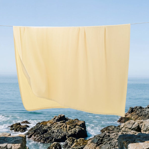 English Elm 1 King Egyptian Cotton Blanket Micro Herringbone Weave Breathable Oeko Tex Certified Yellow B035P600753