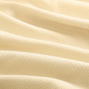 English Elm 1 King Egyptian Cotton Blanket Micro Herringbone Weave Breathable Oeko Tex Certified Yellow B035P600753