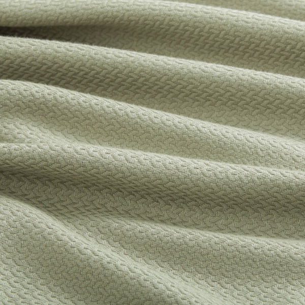 English Elm 1 King Egyptian Cotton Blanket Micro Herringbone Weave Breathable Oeko Tex Certified Green B035P600756