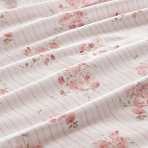 English Elm 3 Piece Twin Comforter Set Ruched Microfiber Floral Shabby Chic Lace Trim Bedding Pink B035P600765