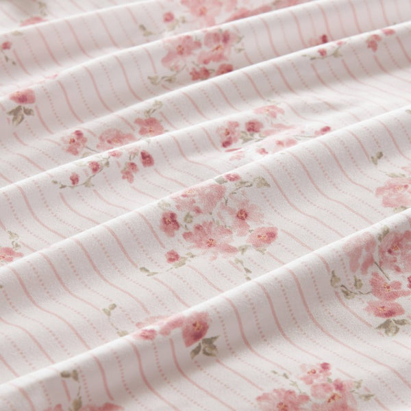 English Elm 3 Piece Twin Comforter Set Ruched Microfiber Floral Shabby Chic Lace Trim Bedding Pink B035P600765