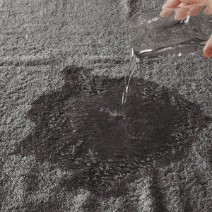 English Elm 8-Piece 800 GSM Long-Staple Cotton Towel Set Plush Absorbent Antimicrobial Bath Linen Charcoal B035P600838