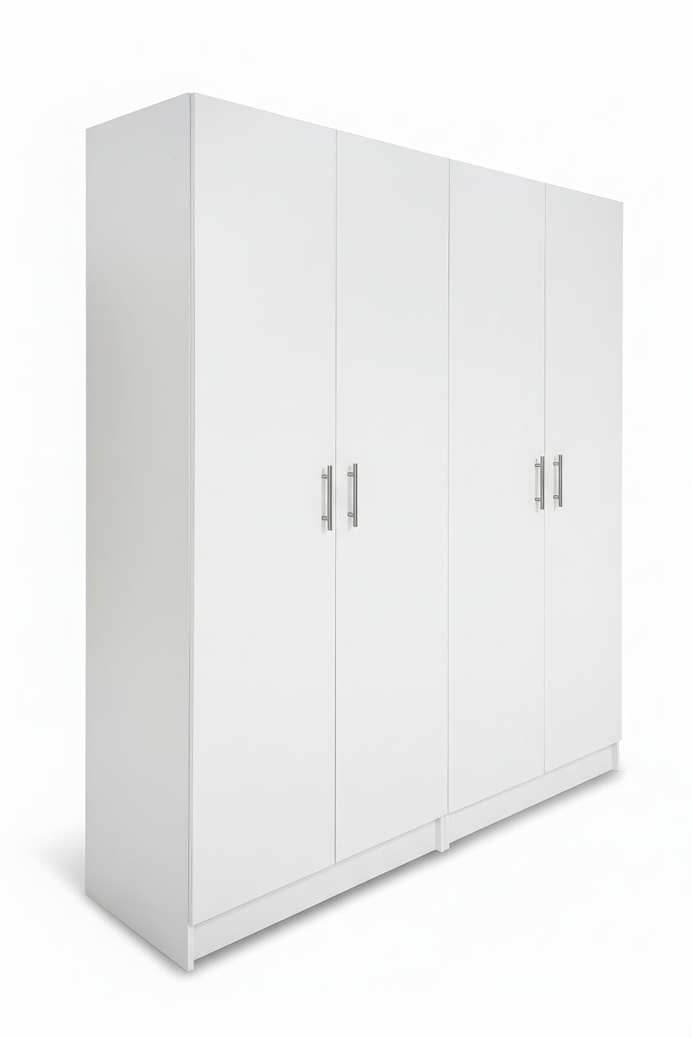 English Elm Modex Slim White Melamine Soft Close Cabinet Set for Garage Office or Pantry B040S00167