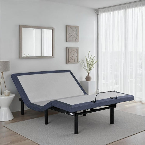 English Elm Twin XL Adjustable Base with Massage Bluetooth App Control and Memory Positions B047P296261