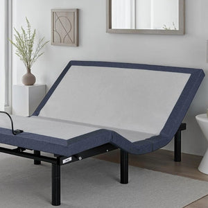 English Elm Twin XL Adjustable Base with Massage Bluetooth App Control and Memory Positions B047P296261