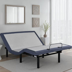 English Elm Twin XL Adjustable Base with Massage Bluetooth App Control and Memory Positions B047P296261