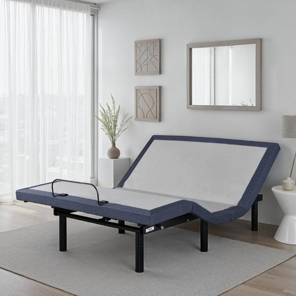 English Elm Twin XL Adjustable Base with Massage Bluetooth App Control and Memory Positions B047P296261