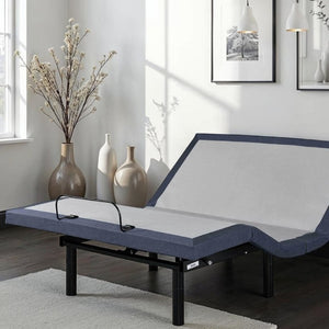English Elm Twin XL Adjustable Base with Massage Vibration LED Lighting and Bluetooth Connectivity B047P296267