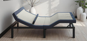 English Elm California King Adjustable Base with Lumbar Support Massage App and LED Lighting B047P296275