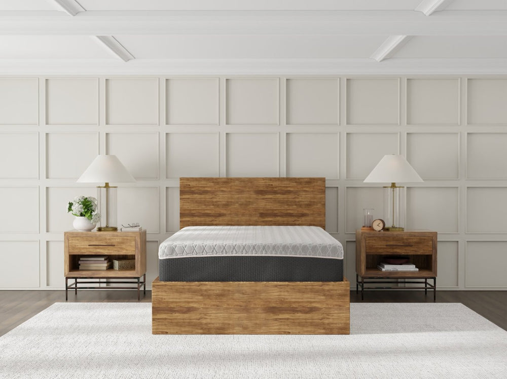 English Elm Copper Infused Hybrid Twin Mattress with Pocketed Coils and Phase Change Cover B047P300728