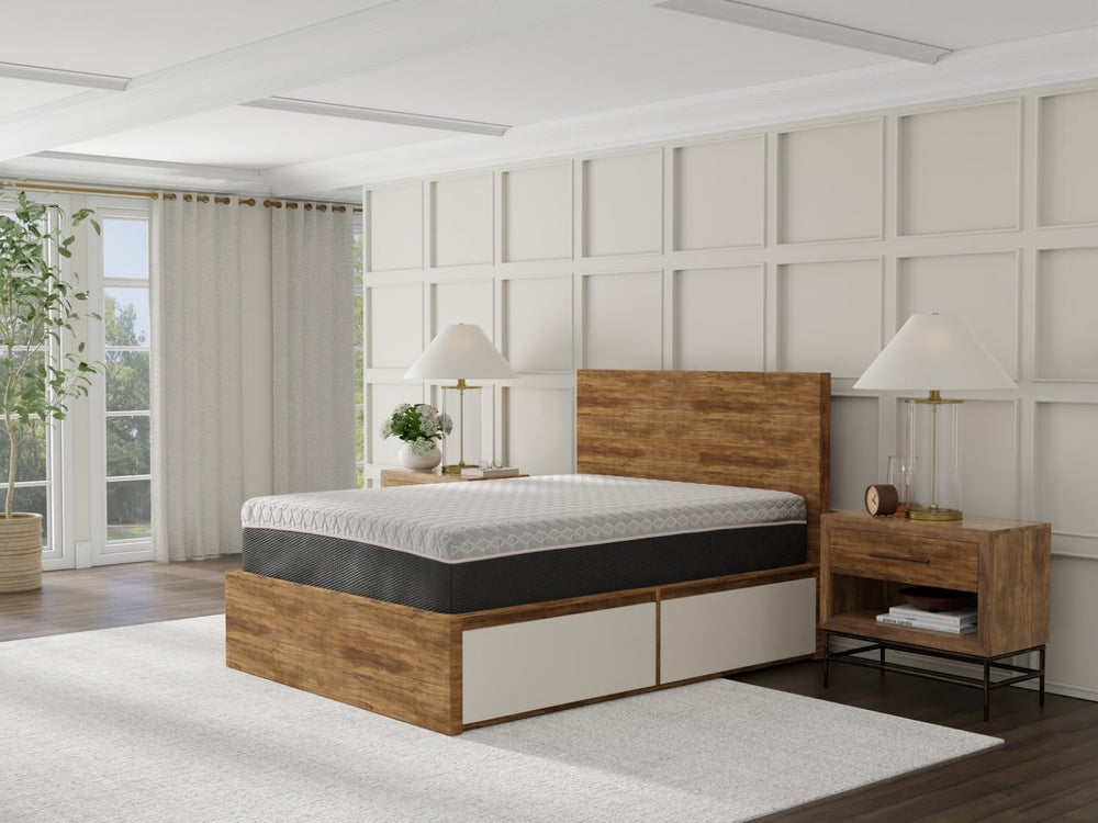 English Elm Copper Infused Hybrid Twin Mattress with Pocketed Coils and Phase Change Cover B047P300728