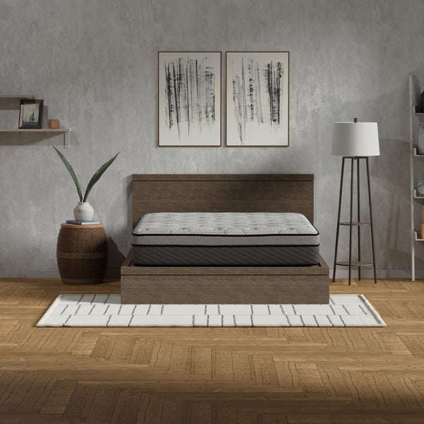 English Elm Hybrid Full Mattress Gel Foam Pocketed Coils Medium Firm Support for Deep Sleep B047P321031