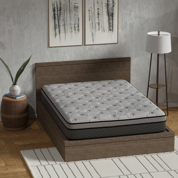 English Elm Hybrid Full Mattress Gel Foam Pocketed Coils Medium Firm Support for Deep Sleep B047P321031