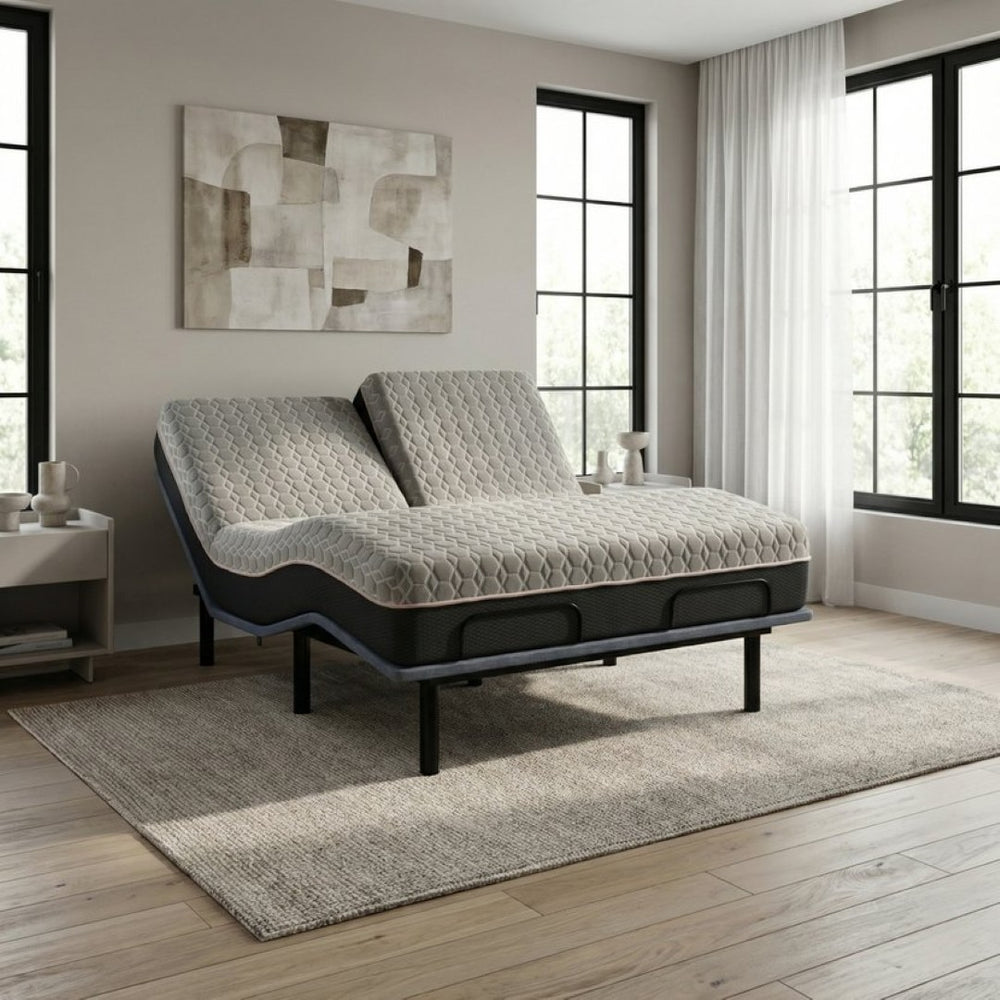 English Elm Copper Infused Hybrid Mattress with Cooling Foam and Pocketed Coils for Couples B047P475472