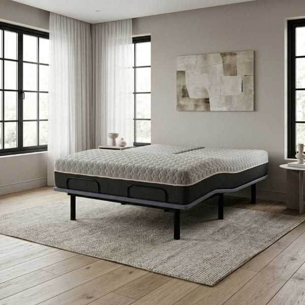 English Elm Copper Infused Split Head King Hybrid Mattress with Cooling Foam and Pocketed Coils B047P475473