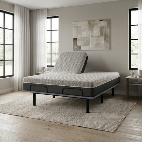 English Elm Copper Infused Split Head King Hybrid Mattress with Cooling Foam and Pocketed Coils B047P475473