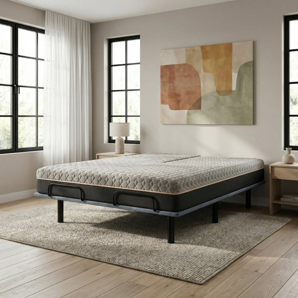 English Elm Copper Infused Split Head King Hybrid Mattress with Cooling Foam and Pocketed Coils B047P475473