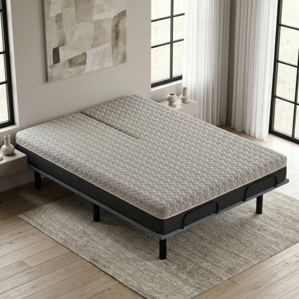 English Elm Copper Infused Split Head King Hybrid Mattress with Cooling Foam and Pocketed Coils B047P475473