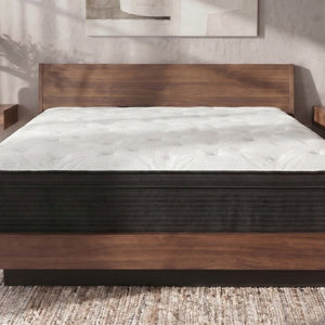 English Elm 13 Inch Plush King Hybrid Mattress with Cooling Fabric Pocketed Coils and Memory Foam B047P532936
