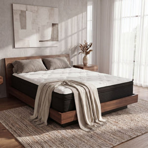 English Elm 13 Inch Plush King Hybrid Mattress with Cooling Fabric Pocketed Coils and Memory Foam B047P532936