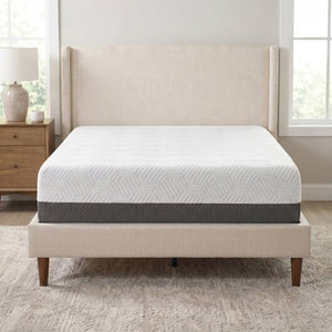 English Elm 12 Inch Gel Infused Memory Foam Twin XL Mattress with Phase Change Cooling Cover B047P532968