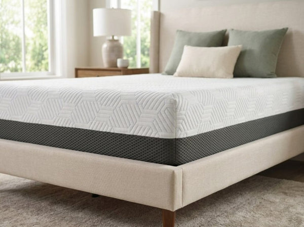 English Elm 12 Inch Gel Infused Memory Foam Twin XL Mattress with Phase Change Cooling Cover B047P532968