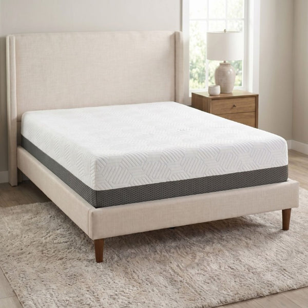 English Elm 12 Inch Gel Infused Memory Foam Twin XL Mattress with Phase Change Cooling Cover B047P532968