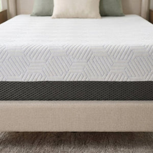 English Elm 12 Inch Gel Infused Memory Foam Twin XL Mattress with Phase Change Cooling Cover B047P532968