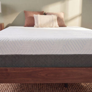 English Elm 10 Inch Twin Gel Memory Foam Mattress with Cooling Cover and Medium Firm Support B047P532979