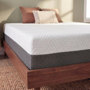 English Elm 10 Inch Full Gel Memory Foam Mattress with Cooling Cover and Medium Firm Support B047P532994