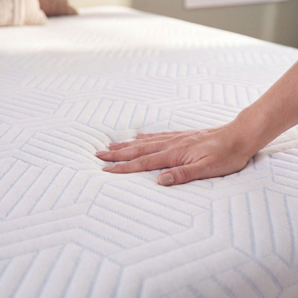 English Elm 10 Inch Full Gel Memory Foam Mattress with Cooling Cover and Medium Firm Support B047P532994