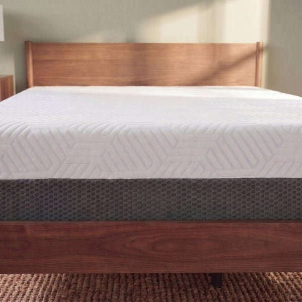 English Elm 10 Inch Full Gel Memory Foam Mattress with Cooling Cover and Medium Firm Support B047P532994