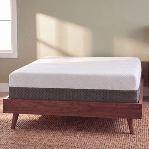 English Elm 10 Inch Full Gel Memory Foam Mattress with Cooling Cover and Medium Firm Support B047P532994