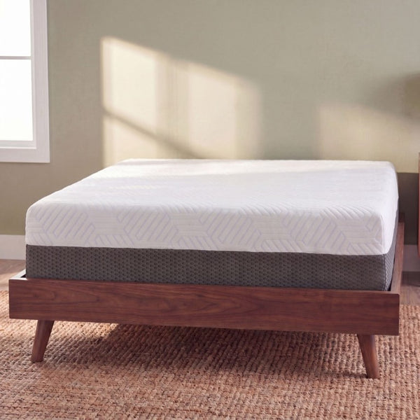 English Elm 10 Inch Full Gel Memory Foam Mattress with Cooling Cover and Medium Firm Support B047P532994