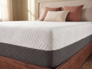 English Elm 10 Inch King Gel Memory Foam Mattress with Cooling Phase Change Cover and Firm Support B047P532997