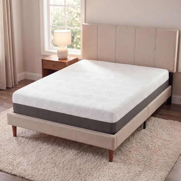 English Elm 8 Inch Twin Firm Gel Foam Mattress with Phase Change Cover for Cool Deep Sleep B047P533000