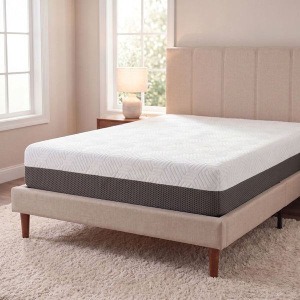 English Elm 8 Inch Twin Firm Gel Foam Mattress with Phase Change Cover for Cool Deep Sleep B047P533000
