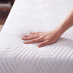 English Elm 8 Inch Full Size Firm Gel Foam Mattress with Cooling Phase Change Material Cover B047P533003