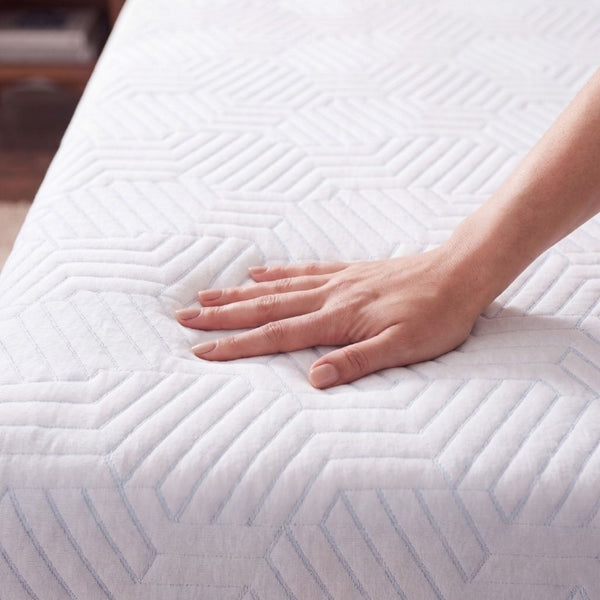 English Elm 8 Inch Full Size Firm Gel Foam Mattress with Cooling Phase Change Material Cover B047P533003