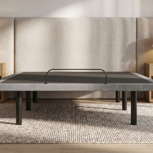 English Elm Os4 Adjustable Bed Base with Dual Motor Elevation and Wireless Remote Memory Presets Full B047P534252