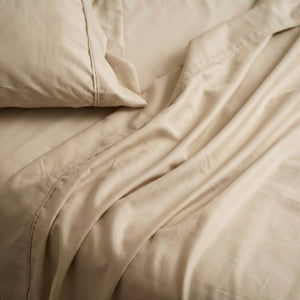 English Elm 5-Piece Bamboo Rayon Split Queen Sheet Set Hypoallergenic Cooling Soft Bedding B047P538291