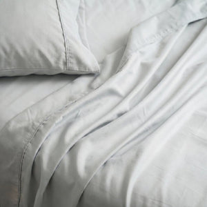 English Elm 4-Piece Bamboo Rayon Sheet Set Hypoallergenic Cooling Silky Soft Bedding for Twin XL Pewter B047P538296